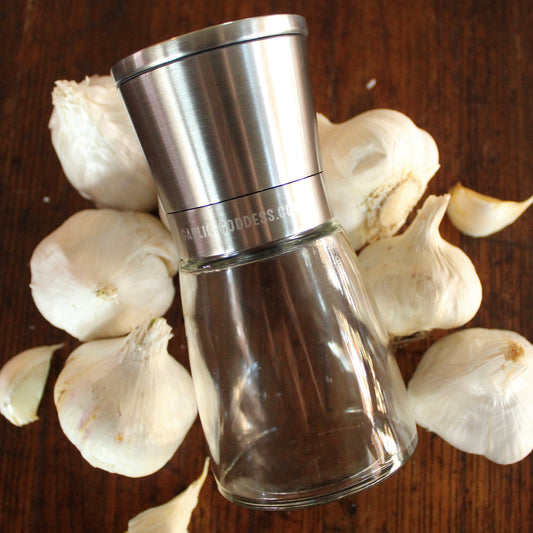 Empty Garlic Goddess Grinder